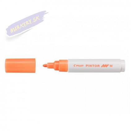 25767 6 pilot pintor akrylovy popisovac m neon oranzovy