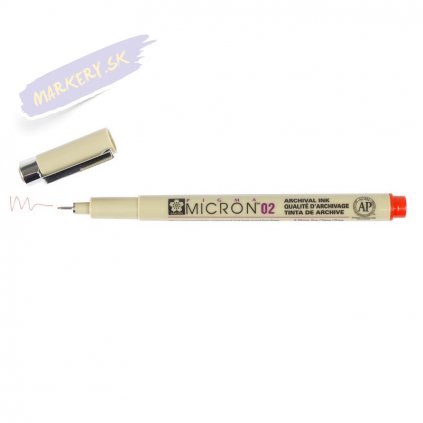 25986 2 sakura pigma micron 0 3mm cervena