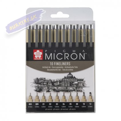 26034 1 sakura pigma micron set 10ks