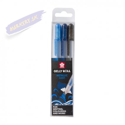 26514 2 sakura gelpen metallic set 3ks ocean