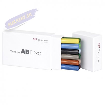 26688 5 tombow abt pro lihovy dual brush pen 12ks prirodni