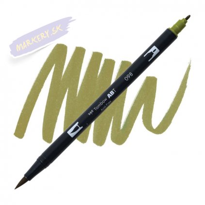 26721 2 tombow abt akvarelovy dual brush pen avocado 098