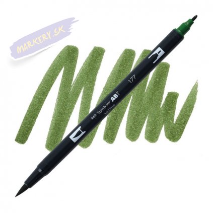 26739 2 tombow abt akvarelovy dual brush pen dark jade 177