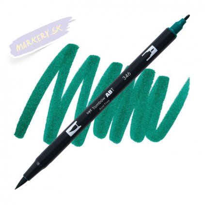 26772 2 tombow abt akvarelovy dual brush pen sea green 346