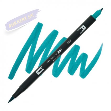 26787 2 tombow abt akvarelovy dual brush pen tiki teal 407