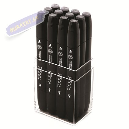 TOUCH TWIN Marker 12c SET [COOL GREY]