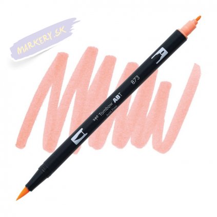 26919 2 tombow abt akvarelovy dual brush pen coral 873