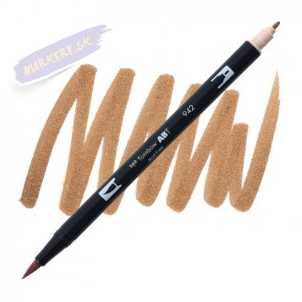 26946 2 tombow abt akvarelovy dual brush pen tan 942