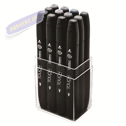 TOUCH TWIN Marker 12c SET [BLUE GREY]
