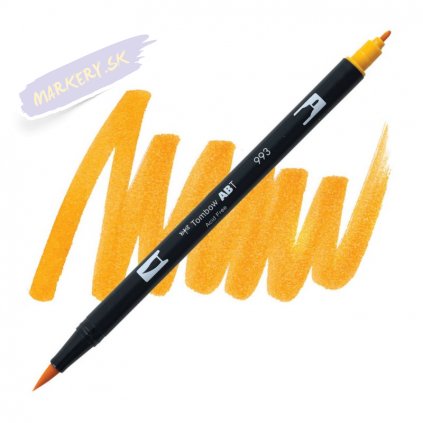 26973 2 tombow abt akvarelovy dual brush pen chrome orange 993