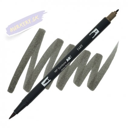 27015 2 tombow abt akvarelovy dual brush pen warm grey 8 n49