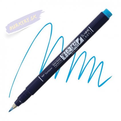 27084 4 tombow fudenosuke neon modry