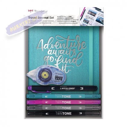 27105 5 tombow travel journal set 7ks