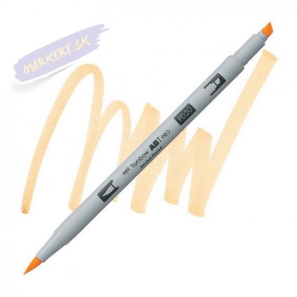 27120 5 tombow abt pro lihovy dual brush pen peach 020