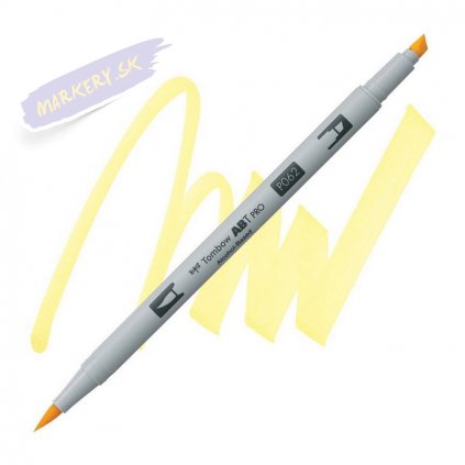 27135 5 tombow abt pro lihovy dual brush pen pale yellow 062
