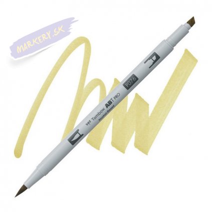 27138 5 tombow abt pro lihovy dual brush pen green ochre 076