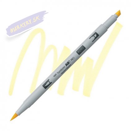 27144 5 tombow abt pro lihovy dual brush pen baby yellow 090