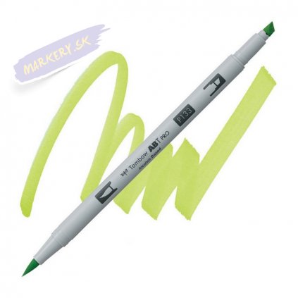 27156 5 tombow abt pro lihovy dual brush pen chartreuse 133