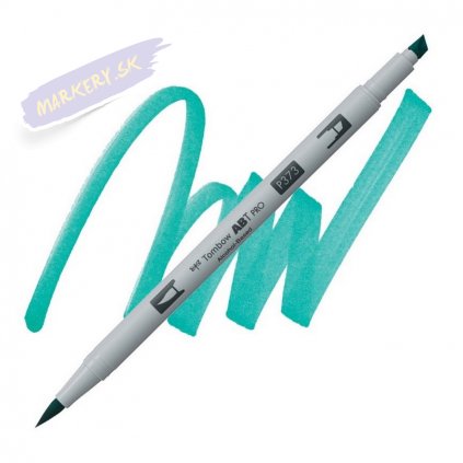 27198 5 tombow abt pro lihovy dual brush pen sea blue 373