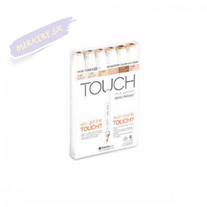 2721 touch twin brush marker 6ks pletove tony b