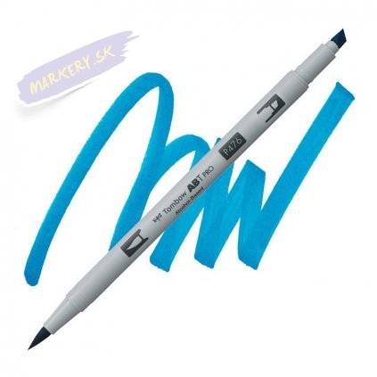 27222 5 tombow abt pro lihovy dual brush pen cyan 476