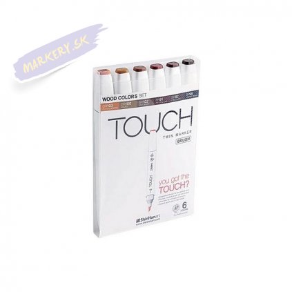 2724 3 touch twin brush marker 6ks tony dreva