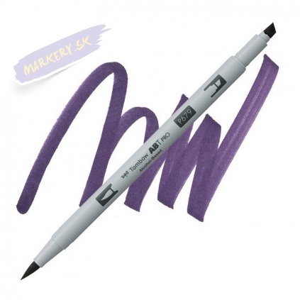 27279 5 tombow abt pro lihovy dual brush pen dark plum 679