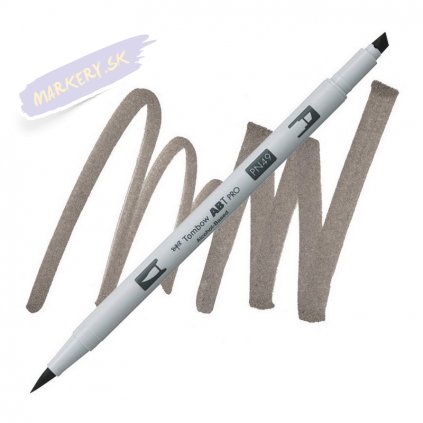 27435 5 tombow abt pro lihovy dual brush pen warm gray 8 n49