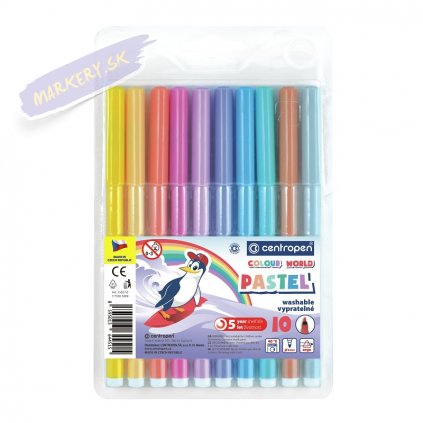 27912 1 fixy colour world centropen 7550 10ks pastelove