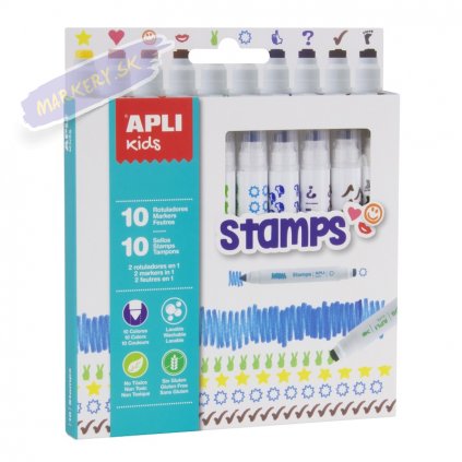 28407 1 apli popisovac na textil kids 10ks stamps