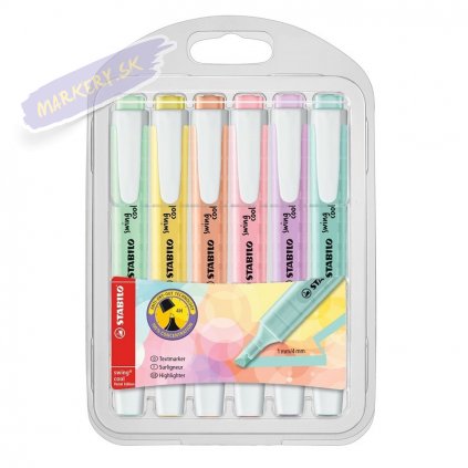 28839 1 zvyraznovac stabilo swing pastel 6ks