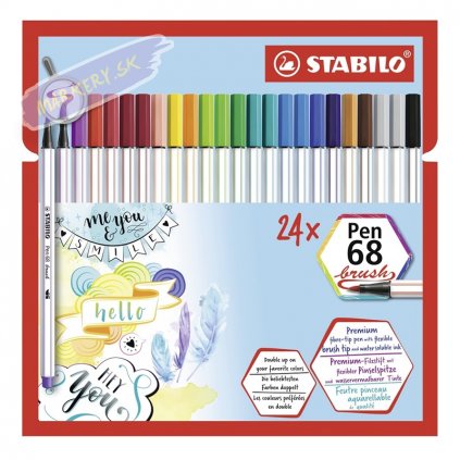 Fix STABILO Pen 68 brush, 24ks