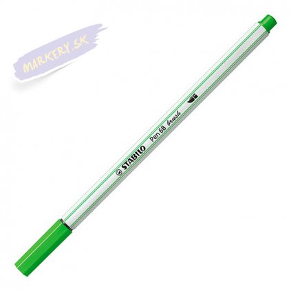 29268 fix stabilo pen 68 brush svetle zeleny 33