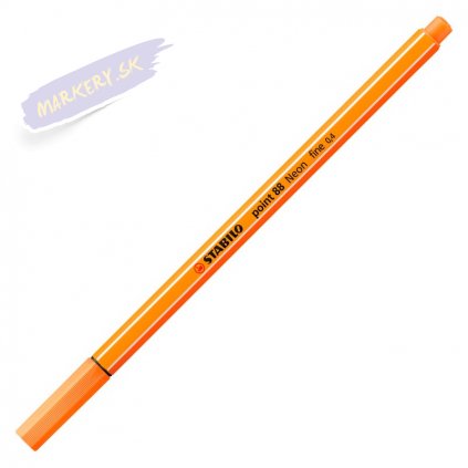 29535 liner stabilo point 88 neon oranzovy 054