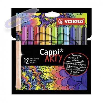 29613 2 fixy stabilo cappi 12ks arty