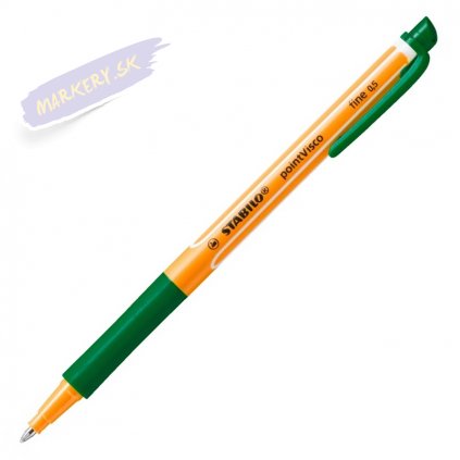 Guličkové pero STABILO pointVisco, zelené