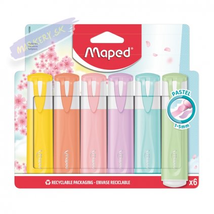 29754 1 zvyraznovac maped fluo peps pastel 6ks