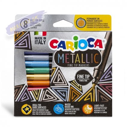 30264 1 fixy carioca metalicke 8ks tenky hrot