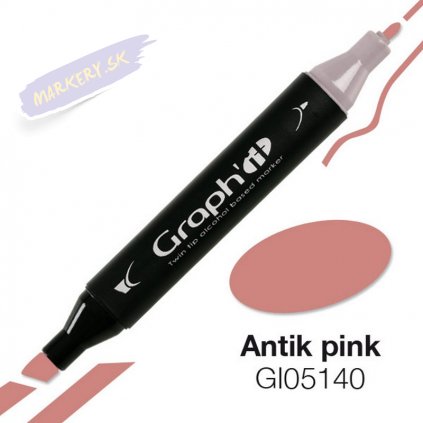 31326 3 graph it alkoholovy twin marker antik pink