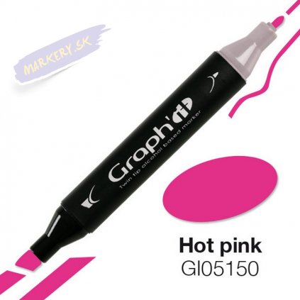 31329 3 graph it alkoholovy twin marker hot pink