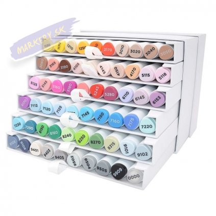 32037 5 graph it alkoholovy twin brush marker 60ks