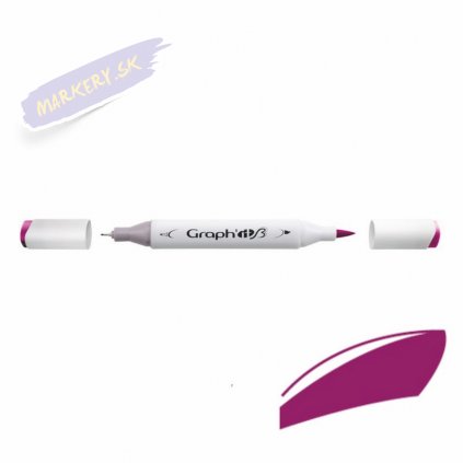 32127 3 graph it alkoholovy twin brush marker margaux