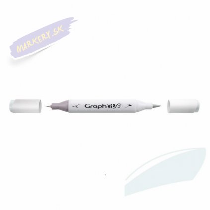 32244 3 graph it alkoholovy twin brush marker cool grey 0