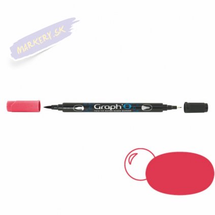 32388 5 graph o akvarelovy twin brush pen lipstick