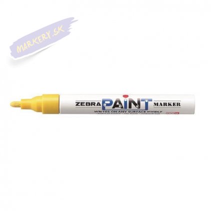 zebra paint zluty