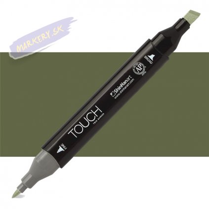 1749 1 y225 olive green dark touch twin marker