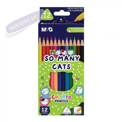 Pastelky M&G "So many cats", 12ks