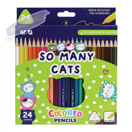 M&G pastelky "So many cats", 24ks