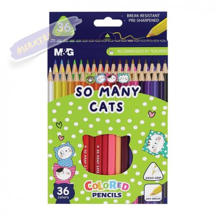 M&G pastelky "So many cats", 36ks