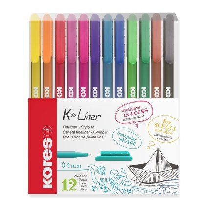 K Liner all pens coloured 12 packaging